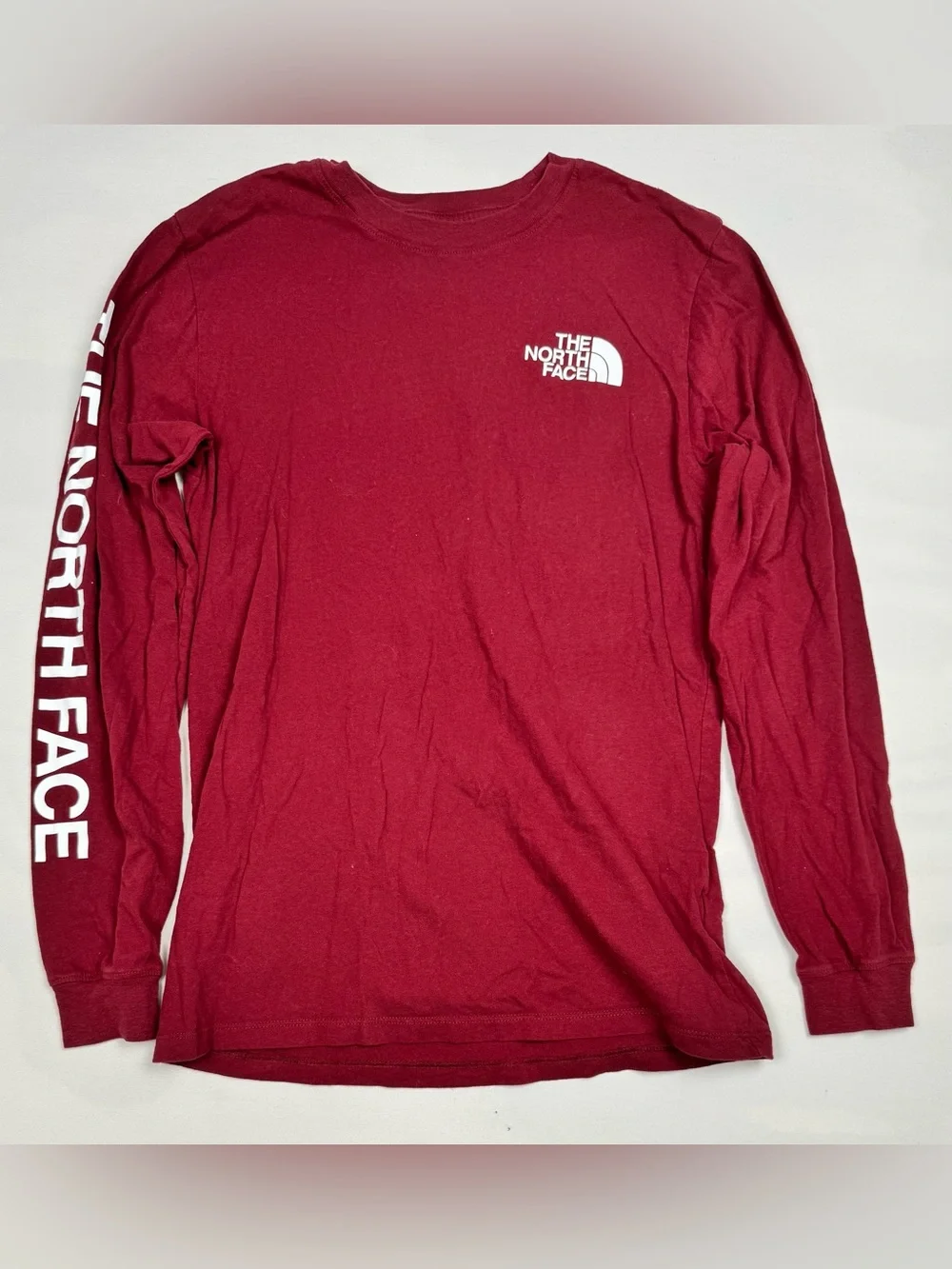 The North Face Long Sleeve The North Face Sleeve Hit Tee Red Mens S